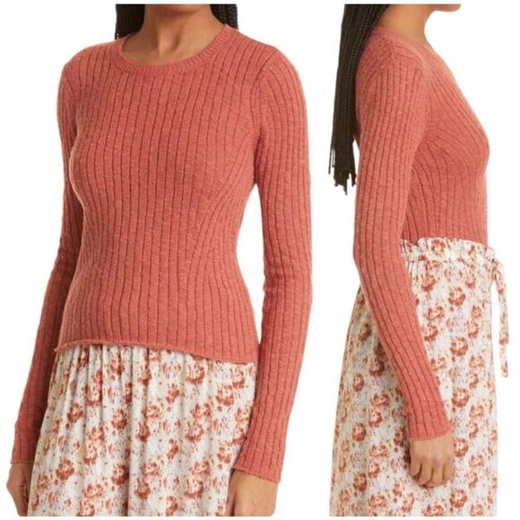 Ulla Johnson Sweaters - Ulla Johnson Basilia Rib Crewneck Sweater